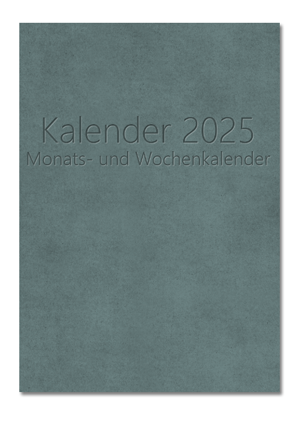 Kalender 2025 - deutsch