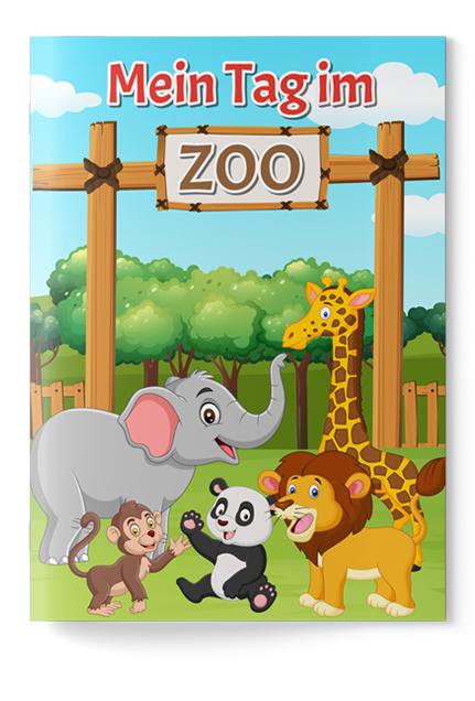 Mein Tag im Zoo, Cover